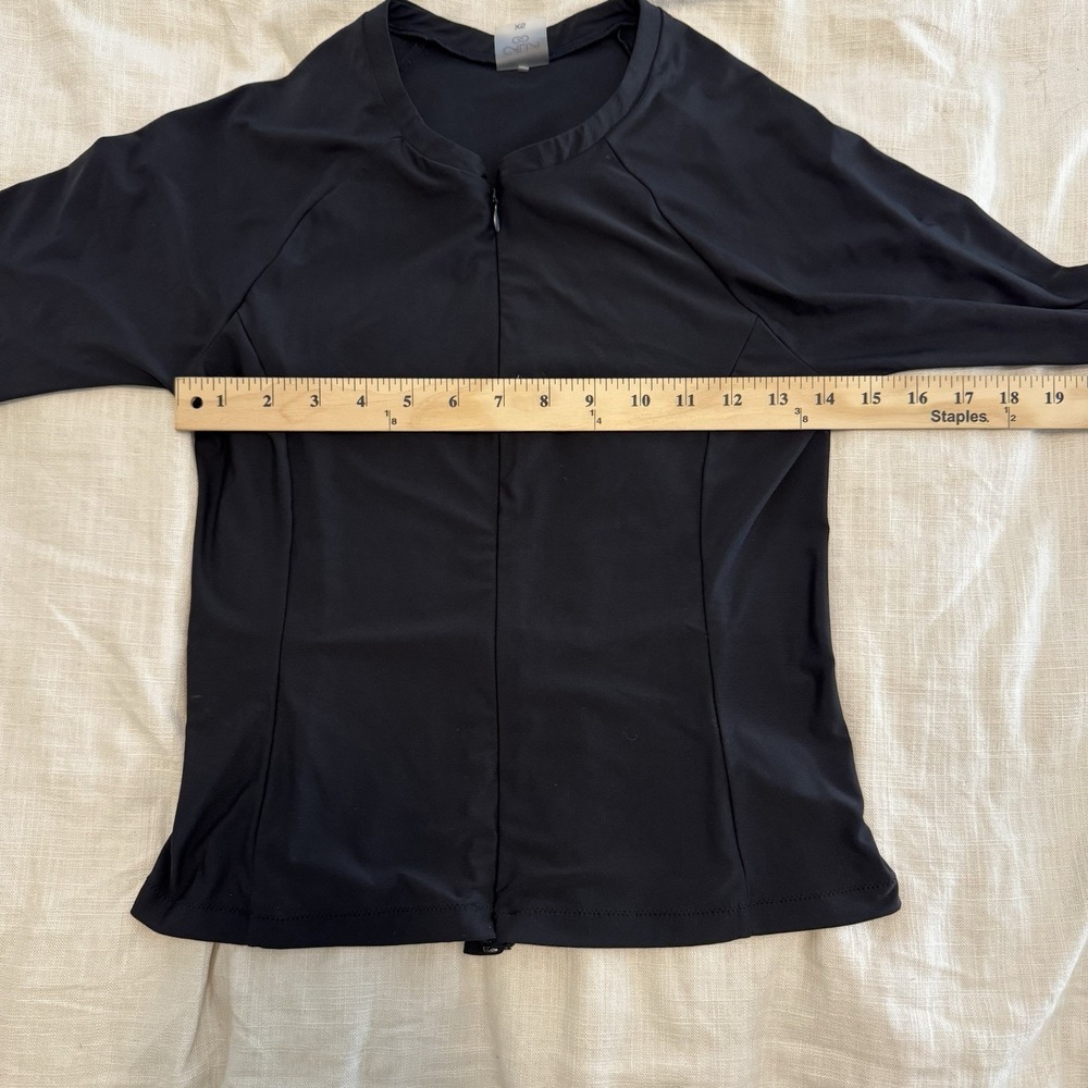 Calia By Carrie Underwood Black Zip Up Long Sleeve Fitted Athletic Jacket-XS-Gym - Picture 4 of 6